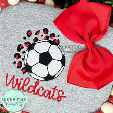 Load image into Gallery viewer, Leopard Soccer - FILL EMBROIDERY