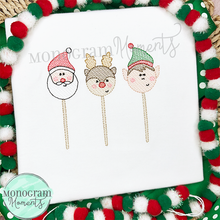 Load image into Gallery viewer, Boy's Christmas Lollipops - SKETCH EMBROIDERY