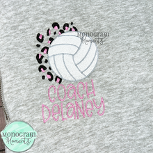 Load image into Gallery viewer, Leopard Volleyball - FILL EMBROIDERY