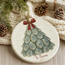 Load image into Gallery viewer, Oyster Christmas Tree - Red Bow