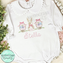 Load image into Gallery viewer, Girl's Scribble Easter Trio- SKETCH EMBROIDERY