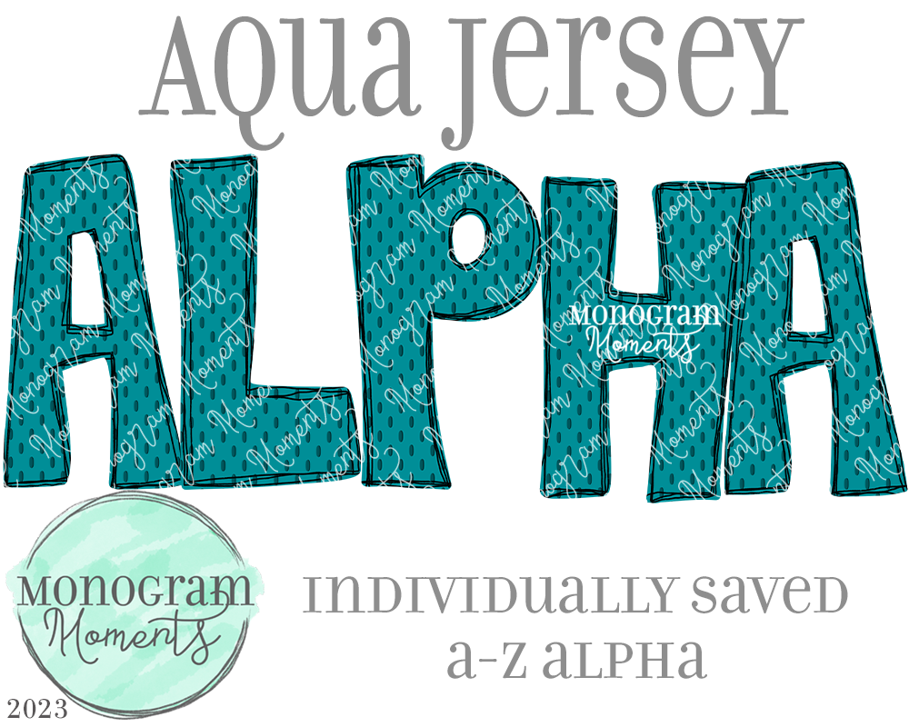 Aqua Jersey Alpha