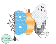 Load image into Gallery viewer, Boo Halloween - BEAN APPLIQUE
