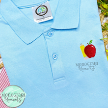 Load image into Gallery viewer, Pencil & Apple - MINI FILL EMBROIDERY