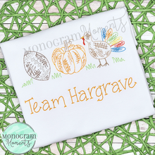 Load image into Gallery viewer, Scribble Fall Trio - SKETCH EMBROIDERY