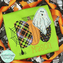 Load image into Gallery viewer, Boo Halloween - BEAN APPLIQUE