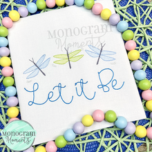 Load image into Gallery viewer, Dragonflies - SKETCH EMBROIDERY