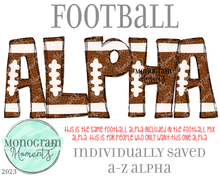 Load image into Gallery viewer, Football Alpha