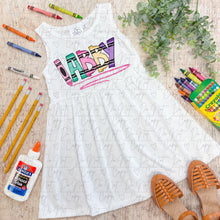 Load image into Gallery viewer, Girl's Crayon Mix Alpha
