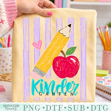Load image into Gallery viewer, Girl's Kindergarten Stripes