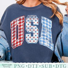 Load image into Gallery viewer, Gingham Varsity USA