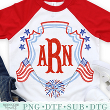 Load image into Gallery viewer, Patriotic Crest