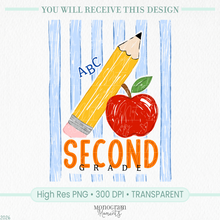 Load image into Gallery viewer, Boy's 2nd Grade Stripes