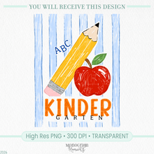 Load image into Gallery viewer, Boy's Kindergarten Stripes