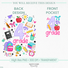 Load image into Gallery viewer, Girl's Fun 4th Grade