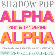 Load image into Gallery viewer, Shadow Pop-Pink & Tangerine