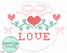 Load image into Gallery viewer, Love Cross Stitch