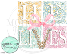 Load image into Gallery viewer, He Lives Floral Grid