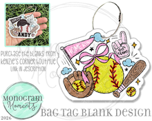 Load image into Gallery viewer, Fun Softball - Blanks Design - Pink