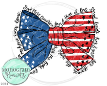 Load image into Gallery viewer, God Bless America Bow