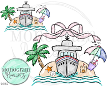 Load image into Gallery viewer, Girl's Cruise Scene
