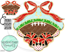 Load image into Gallery viewer, Classy Football- Red & Black (NC)