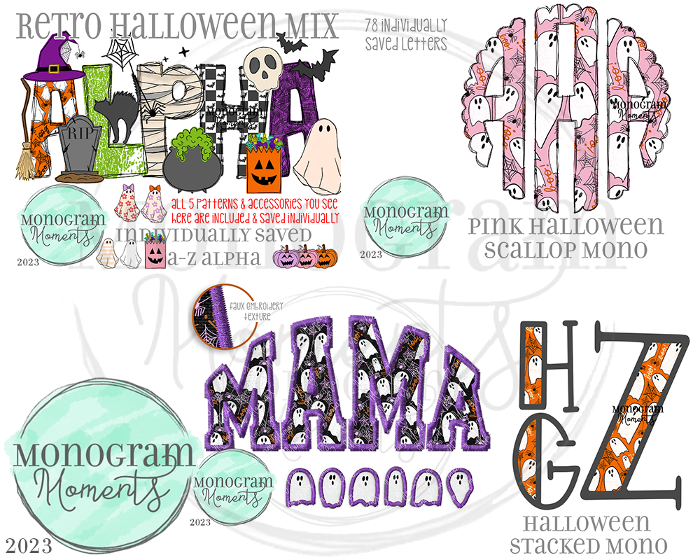 New Release Bundle 9/6/23 - Save 50% - 4 Total Designs