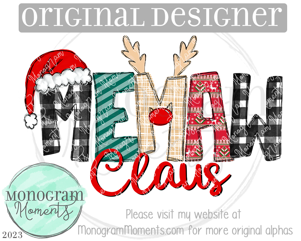 Memaw Claus-Christmas Mix