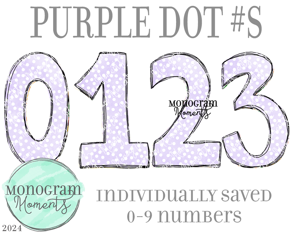 Purple Dot #s