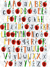 Load image into Gallery viewer, School Letters Alpha