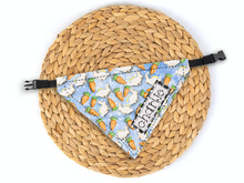 Load image into Gallery viewer, Blue Easter Bunny Dog Bandana