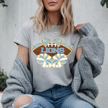 Load image into Gallery viewer, Classy Football- Powder Blue & White