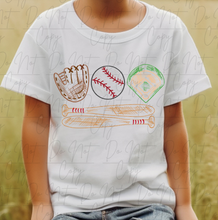 Load image into Gallery viewer, Scribble Baseball