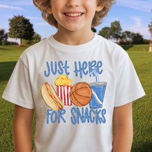 Load image into Gallery viewer, Just Here for Snacks - Boy's Basketball