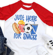 Load image into Gallery viewer, Just Here for Snacks - Boy's Soccer