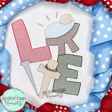 Load image into Gallery viewer, Jesus Is Love - SKETCH EMBROIDERY