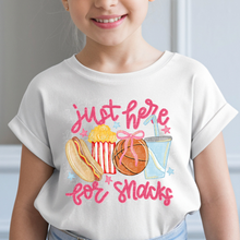 Load image into Gallery viewer, Just Here for Snacks - Girl's Basketball