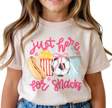 Load image into Gallery viewer, Just Here for Snacks - Girl's Soccer