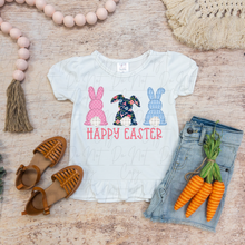 Load image into Gallery viewer, Girl's Stitched Bunny Tail Trio