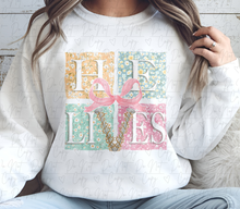 Load image into Gallery viewer, He Lives Floral Grid