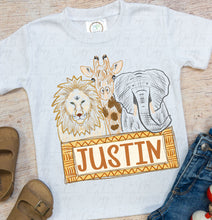 Load image into Gallery viewer, Lion, Giraffe, & Elephant