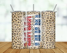 Load image into Gallery viewer, USA Leopard Block Alpha