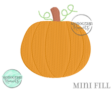 Load image into Gallery viewer, Pumpkin - MINI FILL EMBROIDERY