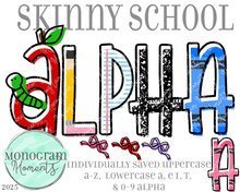 Load image into Gallery viewer, Skinny School Alpha