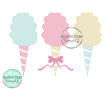 Load image into Gallery viewer, Girl's Cotton Candy - SKETCH EMBROIDERY