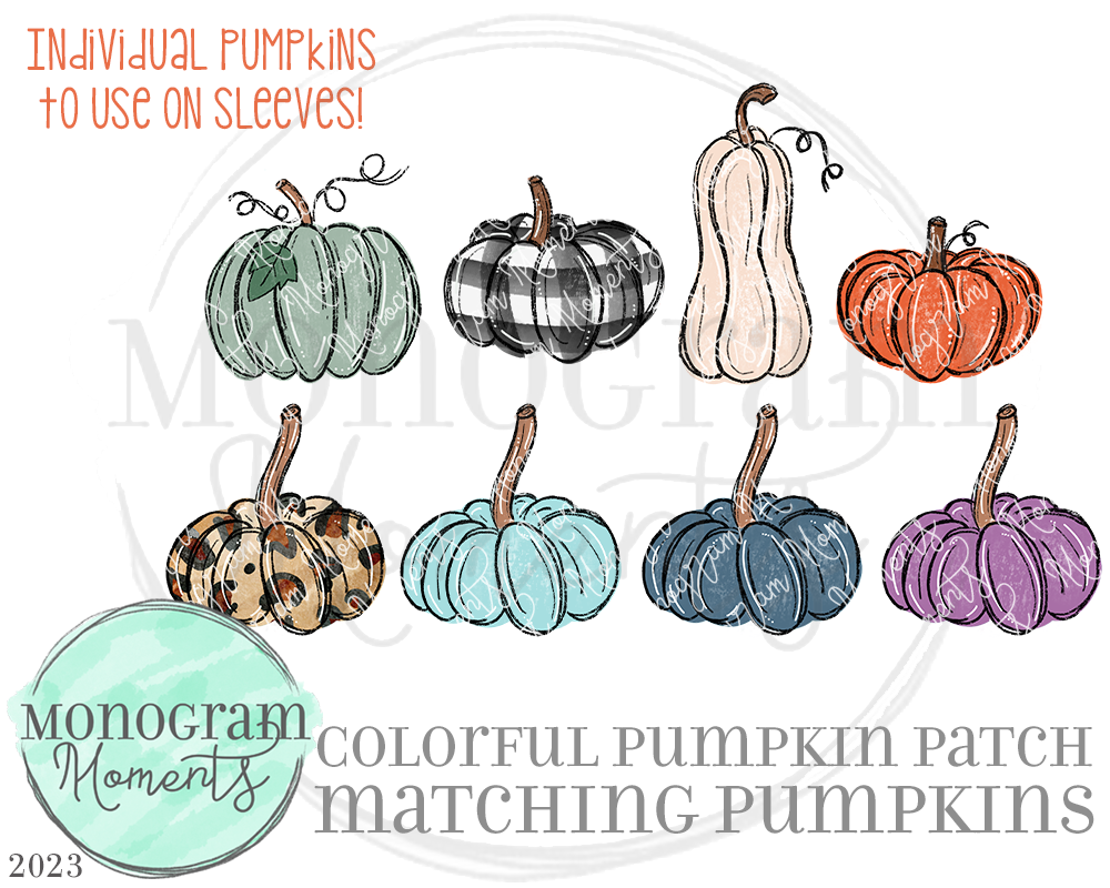 Colorful Pumpkin Patch Singles