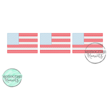 Load image into Gallery viewer, American Flags - SKETCH EMBROIDERY
