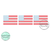 Load image into Gallery viewer, American Flags - SKETCH EMBROIDERY