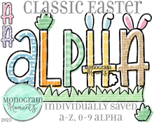 Load image into Gallery viewer, Classic Easter Alpha