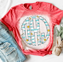 Load image into Gallery viewer, Turquoise Daisy Scallop Mono